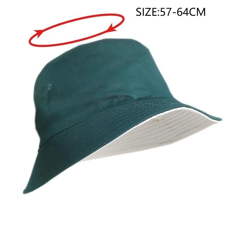 Big Size 65Cm Bucket Hat Enlarged Deepening Wome Big Head Double-Sided Fisherman Hat Men Large Size Large Tide Hip Hop Sun Hat