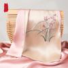 Zhi Jin Lou Handmade Mulberry Silk Orchid Embroidery Scarf