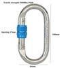 25KN Professional Safety Carabiner Alloy Steel Multicolors Climbing Security Lock Outdoor Ascend Tool