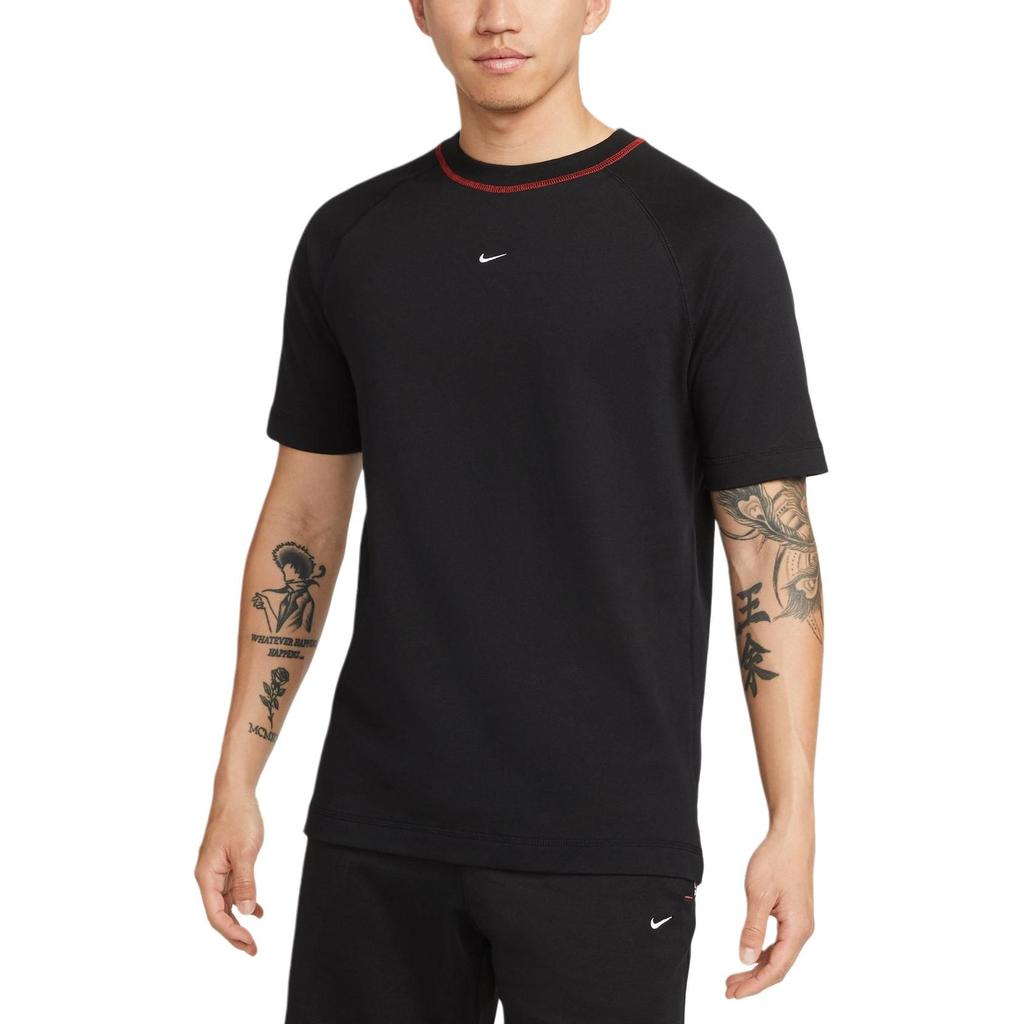 Nike T Shirts Men's Black Crew Neck Moderate DC9063-010