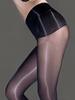 360 Seamless Crotch Pantyhose Women High Waist Elastic Tights Shaping Oil Shiny Sheer Thin Stocking Fashion Maid Pantyhose