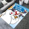 2026 NEUER Frosty the Snowman Teppich für Wohnzimmer Schlafzimmer Zuhause Sofadekoration, Kinderspiel rutschfeste Fußmatte