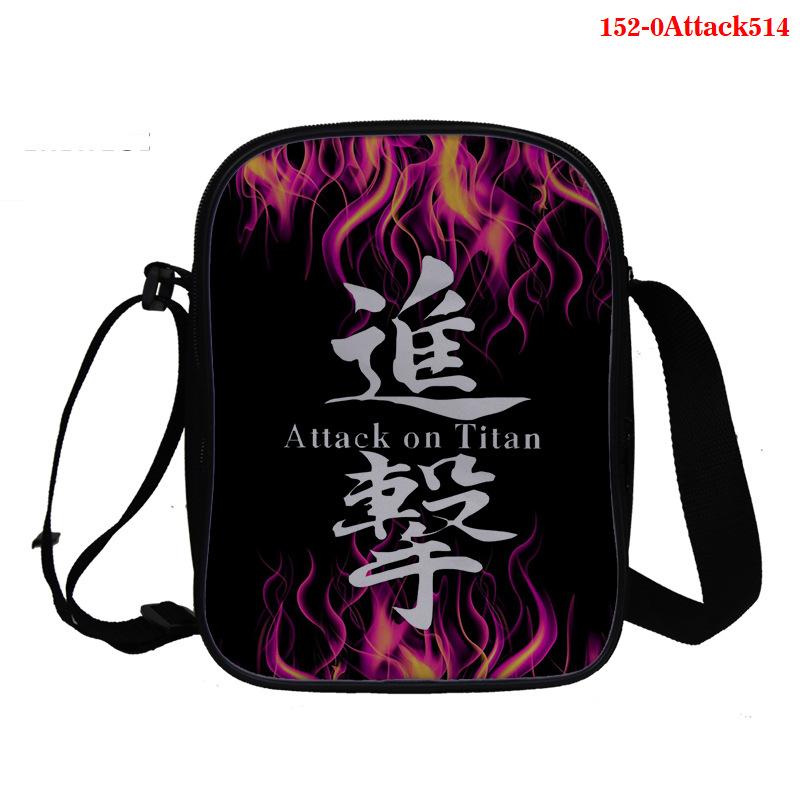 Attack On Giant Peripheral Digital 3D Printed Backpack Student School Bag Full Color Bag Double Shoulder Bag