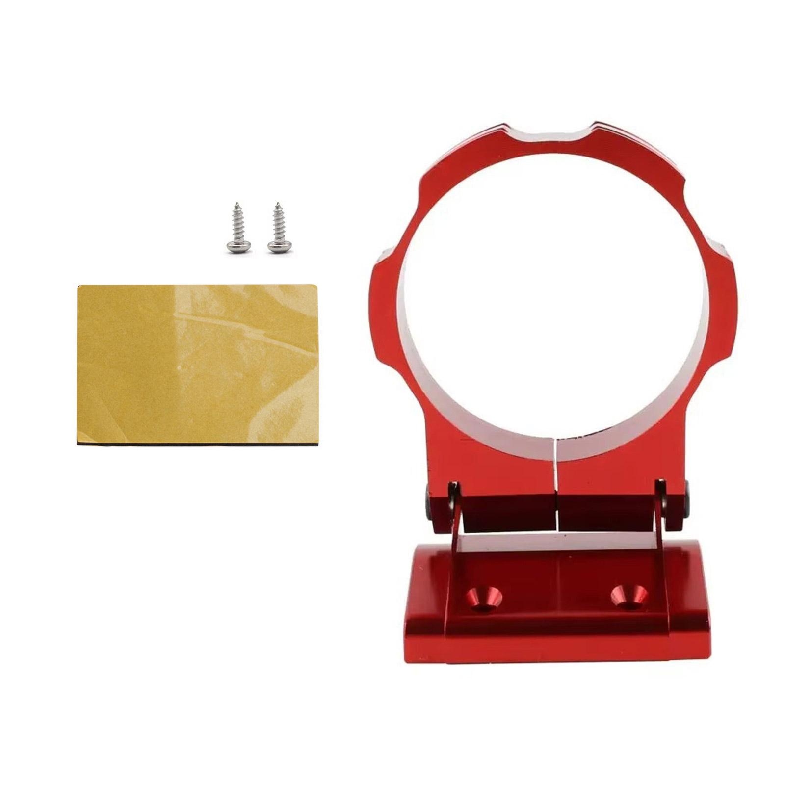Auto Gauge Meter Pod Mount Holder 2in 52mm Car Pillar Gauge Meter Mount Bracket Aluminum Adjustable Single Hole Bracket красный