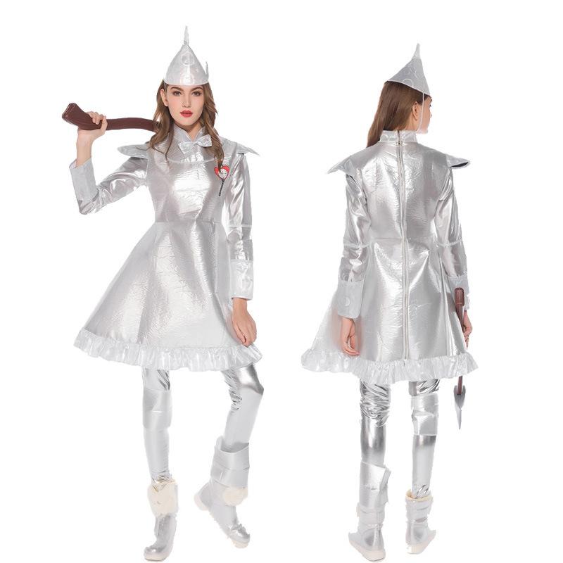 Halloween new play costumes, Tin Man costumes, adult male Iron Man costumes, Wizard of Oz performance stage costumes