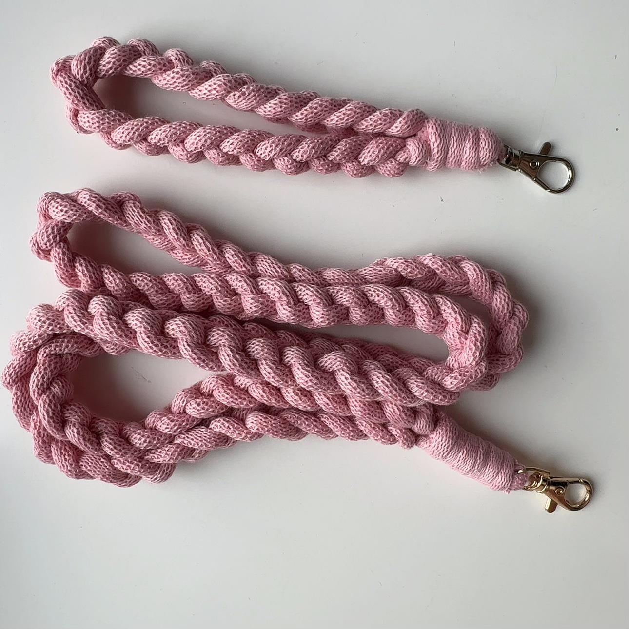 Ремешок на запястье и брелок-подвеска из хлопковой веревки ручной работы