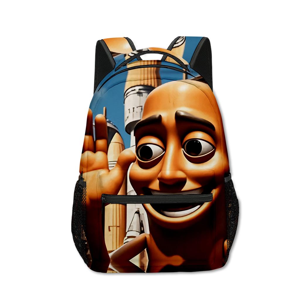 Fashion Novelty Cool Tungtungtung Student Bookbag Notebook Backpacks 3D Print Oxford Waterproof Boys/Girls Travel Backpacks