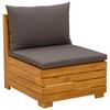 Garden Center Sofa Solid Acacia Wood Brown
