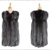 New Women's Mid-Length Faux Leather Coat with Faux Fox Fur Collar - Thickened European Style Fashion for Autumn and Winter