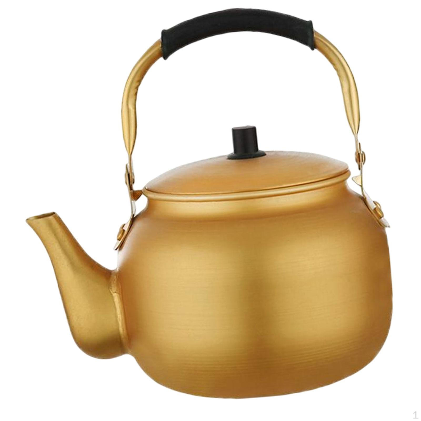 

Алюминиевый чайник для кофе и чая с ситечком для использования на открытом воздухе 0.55L