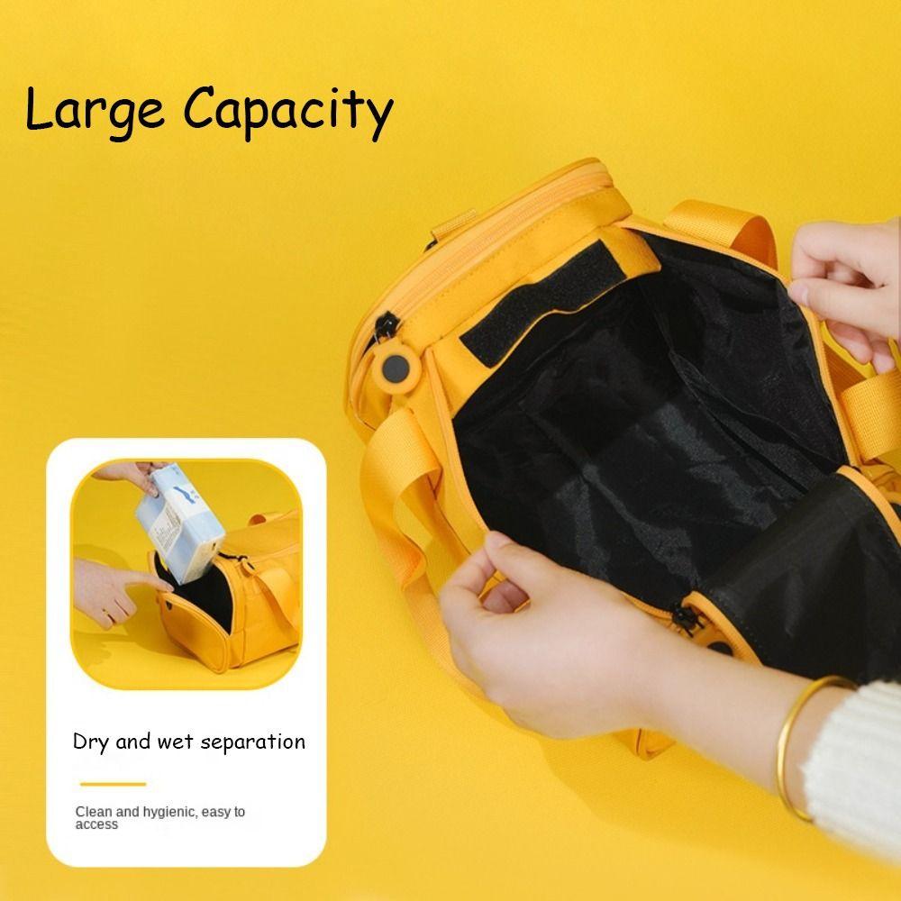 Waterproof Shoulder Bags Large Capacity Handbag Durable Yoga Swim Bag  Fitness