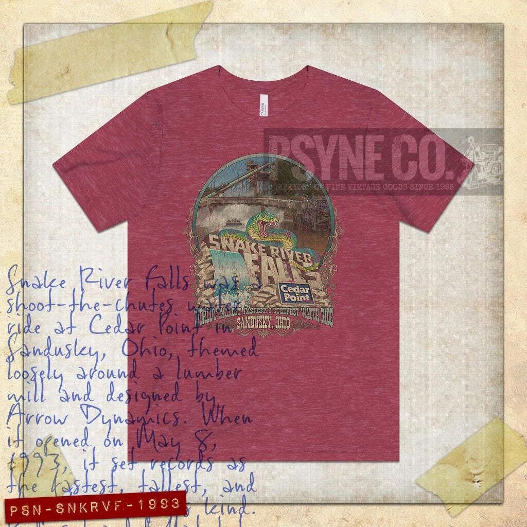 Snake River Falls 1993 Vintage Men s T shirt M