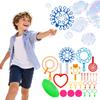 26-Piece Outdoor Wand Set, Large Blowing Toy, Backyard Party Fun
