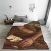 S-Shawn Mendes Flannel Blanket Music Singer Warm Soft Bedding Throws for Couch Bed Camping Pattern Bedspread Sofa Bed Cover