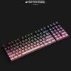 Contour Side-Printed Keycaps: Light-Transmitting, Compatible with Magnetic/Mechanical Keyboards Layout.