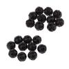 10 Lot Black Wood Beads Buddhist Print Necklace Anlets Key Decor 12MM