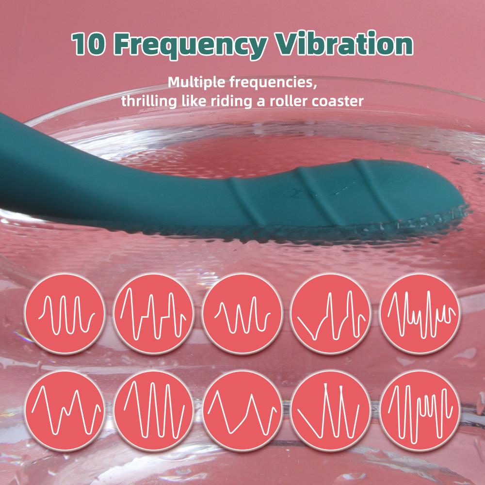 Powerful  Vibrator Dildos Wand for Women 10 Modes Clitoris Stimulator G Spot Vagina Massager Adult Sex Toys for Woman