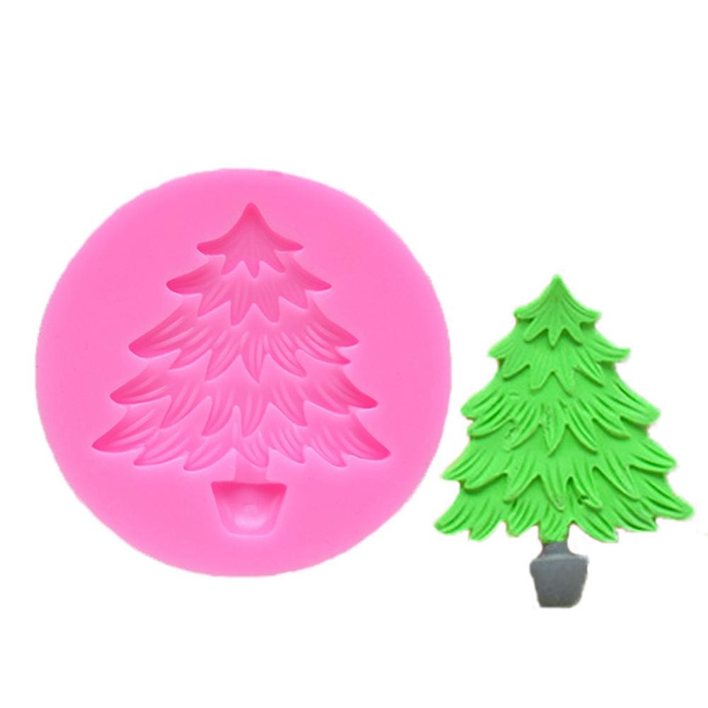 

Різдвяна силіконова форма для випічки DIY Багаторазова декоративна форма для торта, мастики, шоколаду(#24)