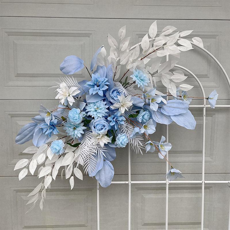 Complete Wedding & Banquet Artificial Flower Set: Ground Rows & Table Decor