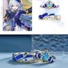 Anime Game Genshin Impact Neuvillette Focalors Arlecchino Nahida Personalized Ring Unisex Adjustable Rings Cospaly Party Jewelr
