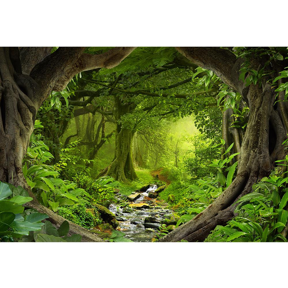 Large Forest Wall Mural Nature Scenery Wall Mural For Bedroom Living Room Murals Forest Wallpaper Home Decor