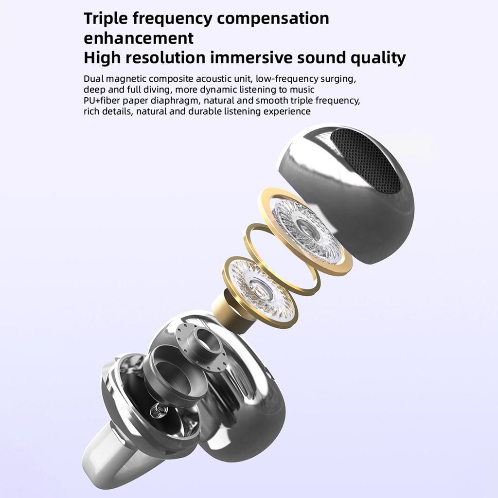 Translation Earbuds Support 133 Languages with LED Display BT 5.4 Translator Headphones Noise Cancelling