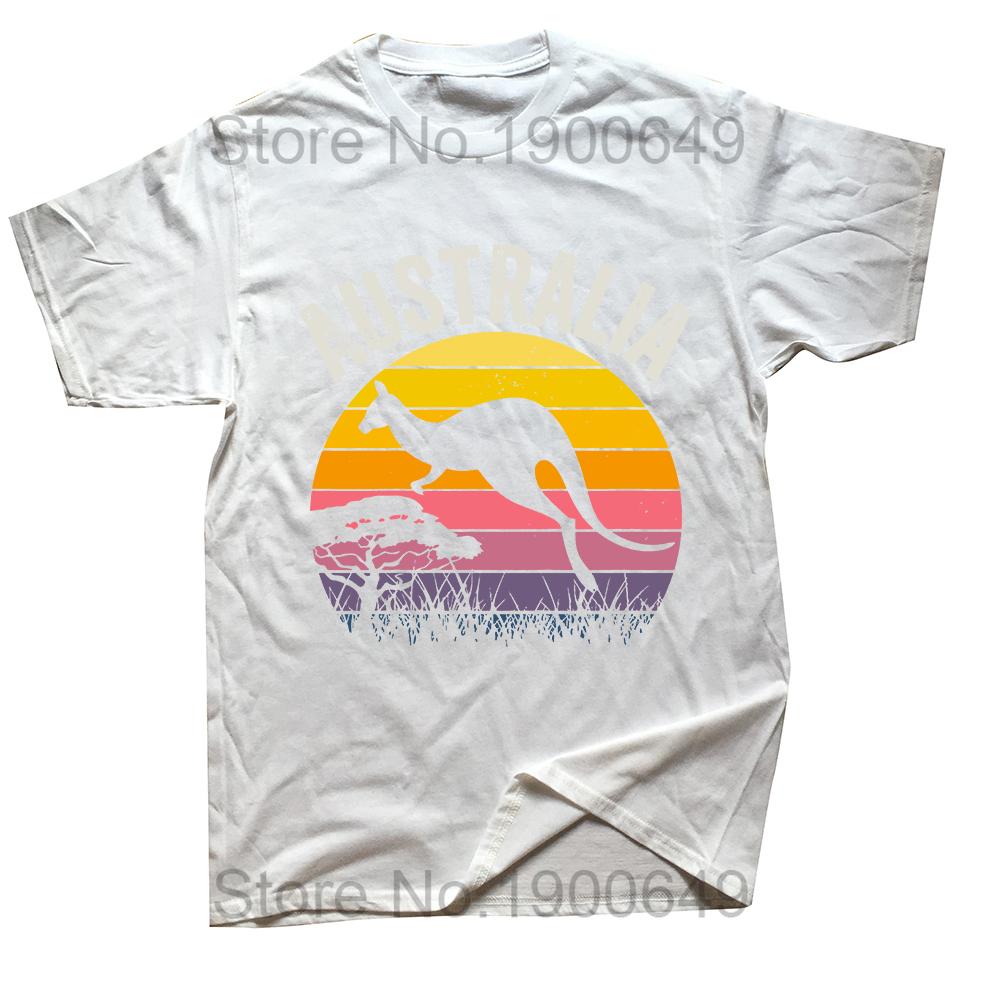 Funny Vintage Retro Kangaroo T Shirts Summer Style Graphic Cotton Streetwear Short Sleeve Birthday Gifts Tshirt Unisexs Clothing
