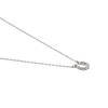 Necklace K10 White Gold Horseshoe Diamond AJBN136440DI [Vendome Aoyama] [Official]