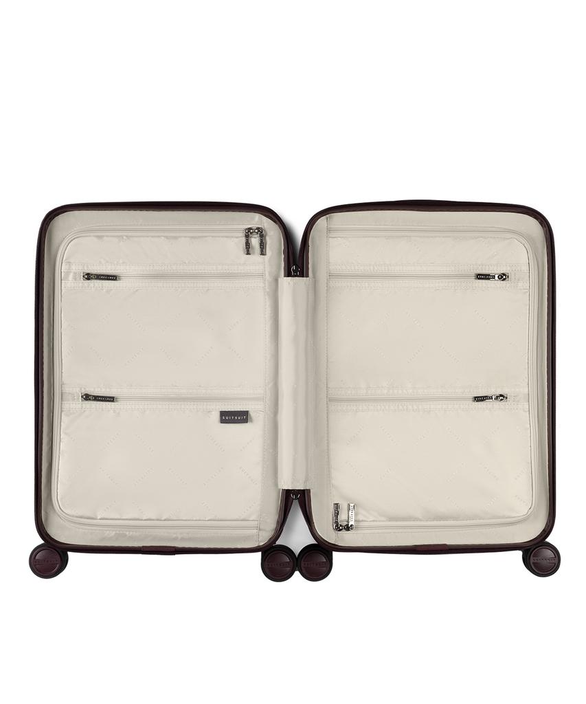 SUITSUIT Mystic Cherry Lacquer 20-Inch Carry-On Suitcase (Tr-80012)