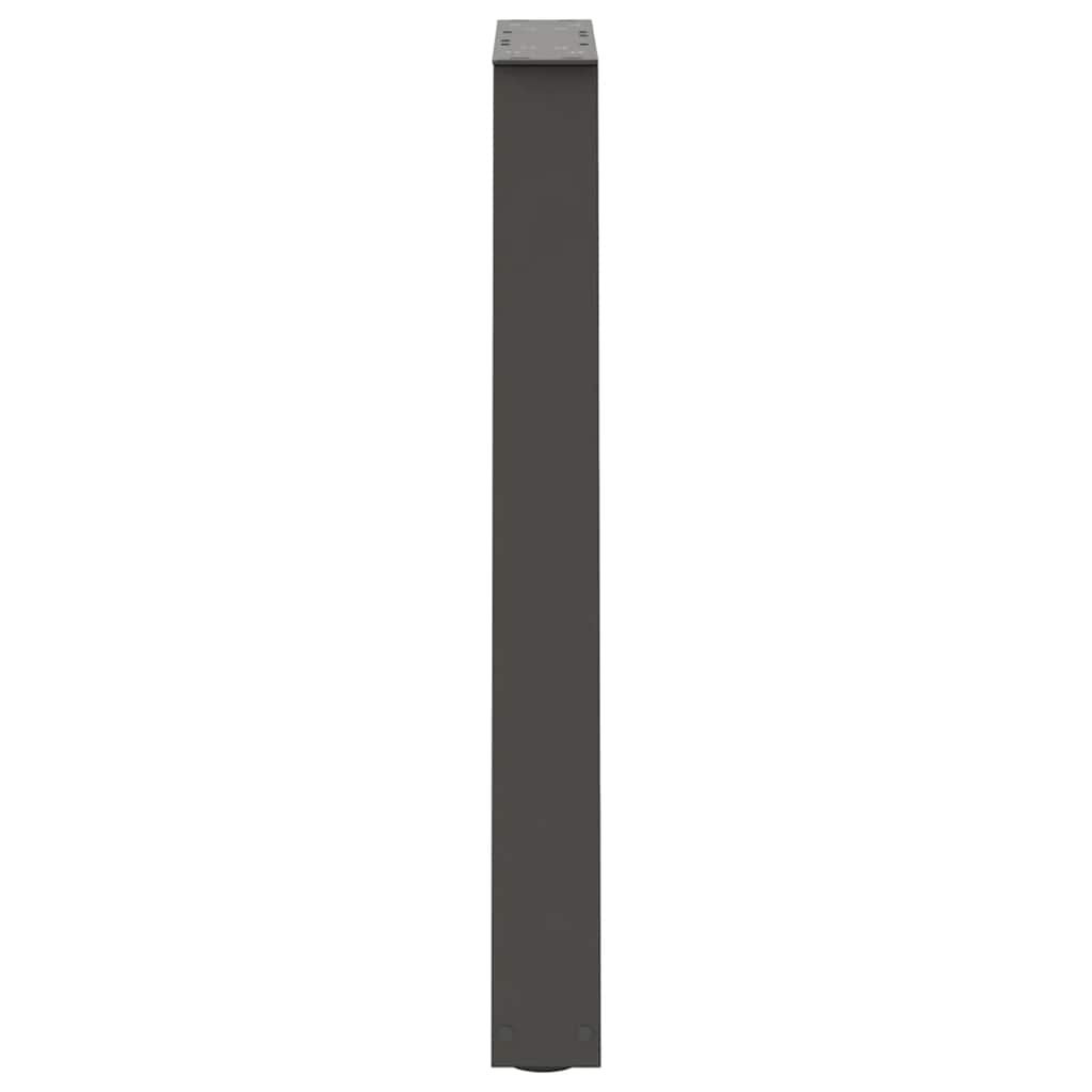 Vidaxl Nogi Do Stolika Kawowego, 2 Szt., Antracyt, 60X(72-73) Cm, Stal