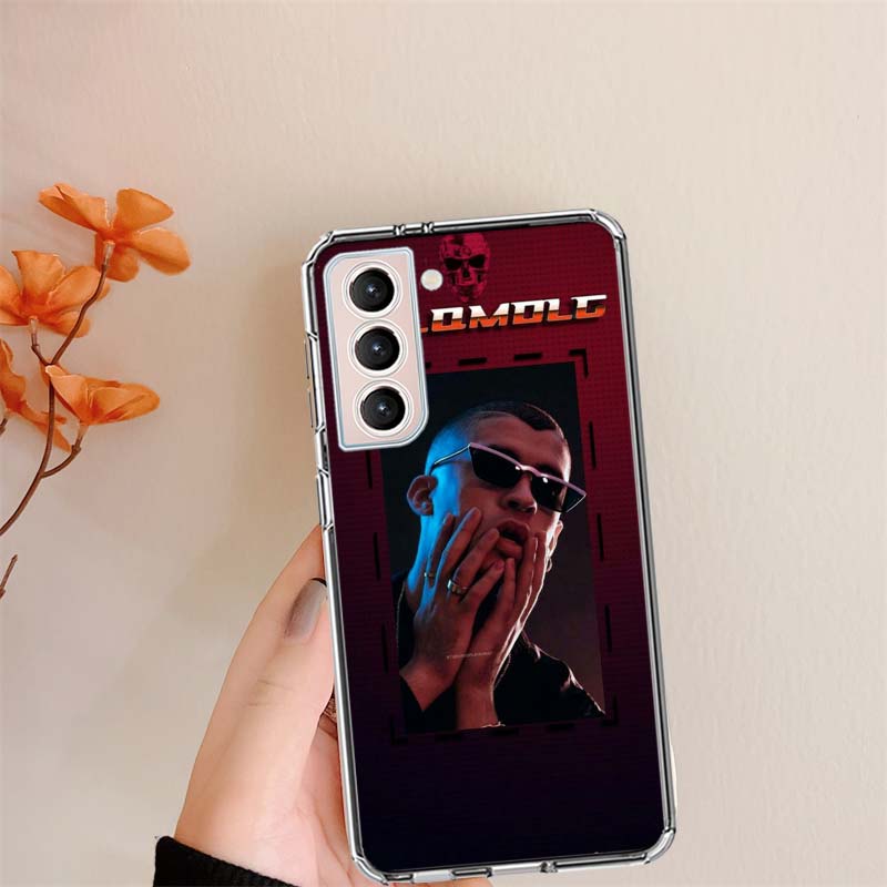 B-Bad B-Bunny Phone Case For Samsung S24 S25Edge Galaxy S22 S25 Ultra S21 S23 FE S20 S10 Plus S10E Cover Shell Coque Clear Silic