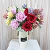 Rose Artificial Flower Wedding Restaurant Hotel Desktop Ornament Decoration
