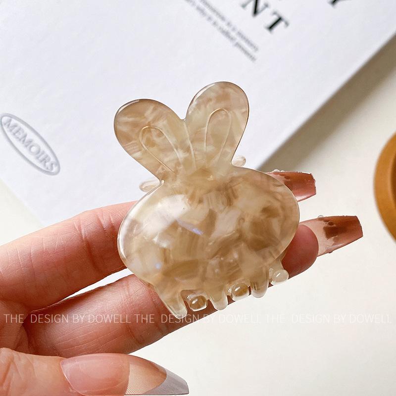 And Sweet Colorful Mini Rabbit Hair Claw Clips Made With Acetate Great For Womens Everyday Hair Looks