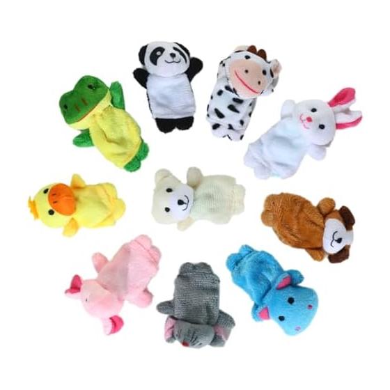 Animal Puppet Set, Finger Puppet, Finger Puppet, Puppet Animal, Finger Stuffed Toy, Educational Finger Puppet, Cloth Finger Puppet, Cultivate