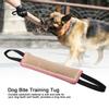 Durable Sackcloth Pet Dog Tear Bite Training Rod Tug with Two Handles