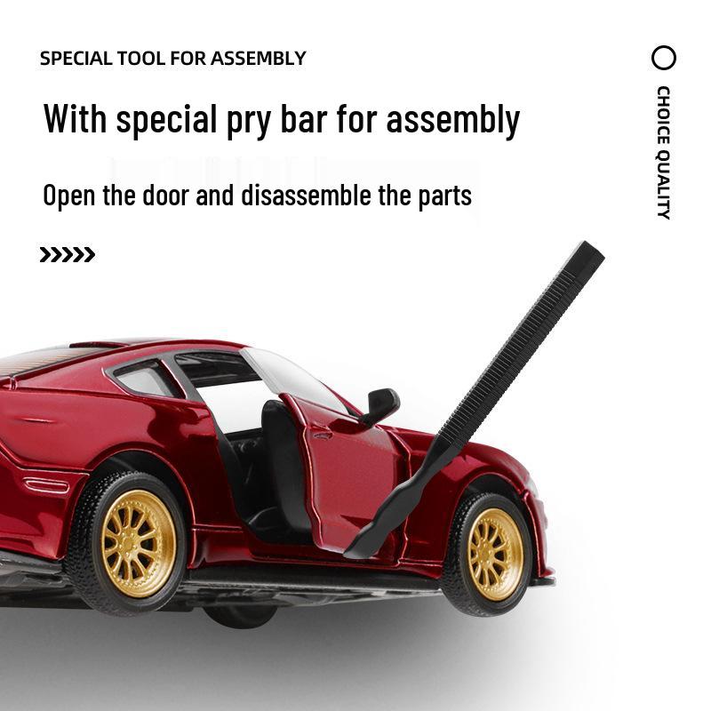 Caipo 2018 Ford Mustang GT 1:42 Diecast Model Car – Sports Sedan Ornament & Collector's Gift