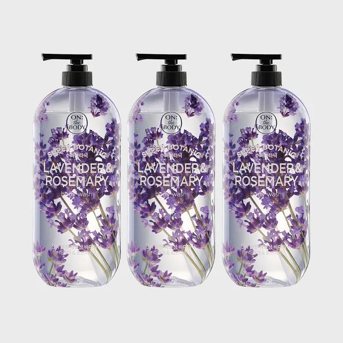 ON THE BODY _On the Body Super Botanic Lavender & Rosemary Body Wash 900g X 3
