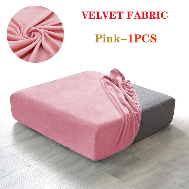 

Super Velvet Sofa Cushion Cover Elastic Thick L Shape Corner Armchair Sofa Cover Slipcover Furniture Protector For Living Room Pillowcase-1pcs