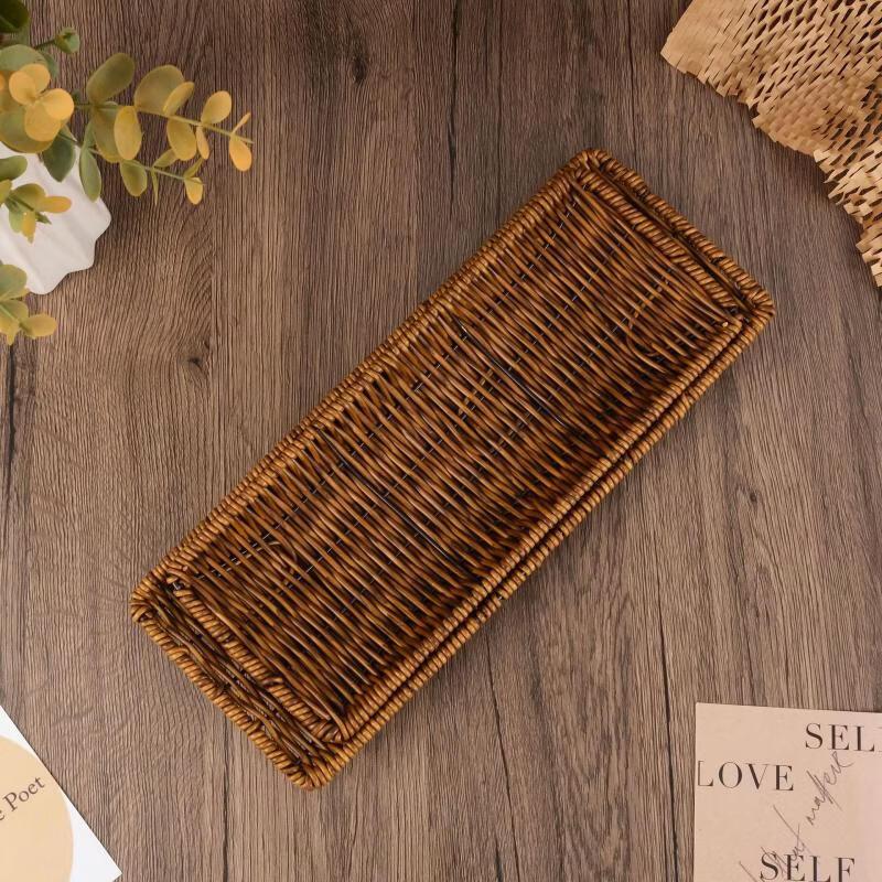 Handwoven Rattan Draining Basket