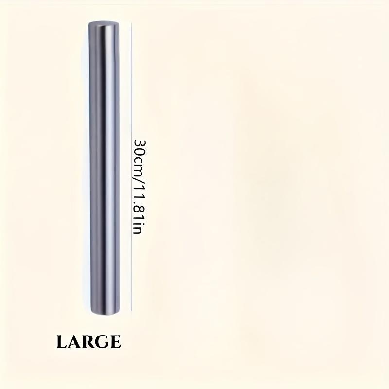 Stainless Steel Rolling Pin, Lightweight Hollow Tube, Suitable for Baking, Suitable for Pie Crust, Pizza Dough, Pastries