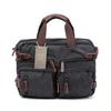 Hot Canvas Leather Travel Handbag Luggage Duffel Travel Tote Multifunction Shoulder Strap Bag