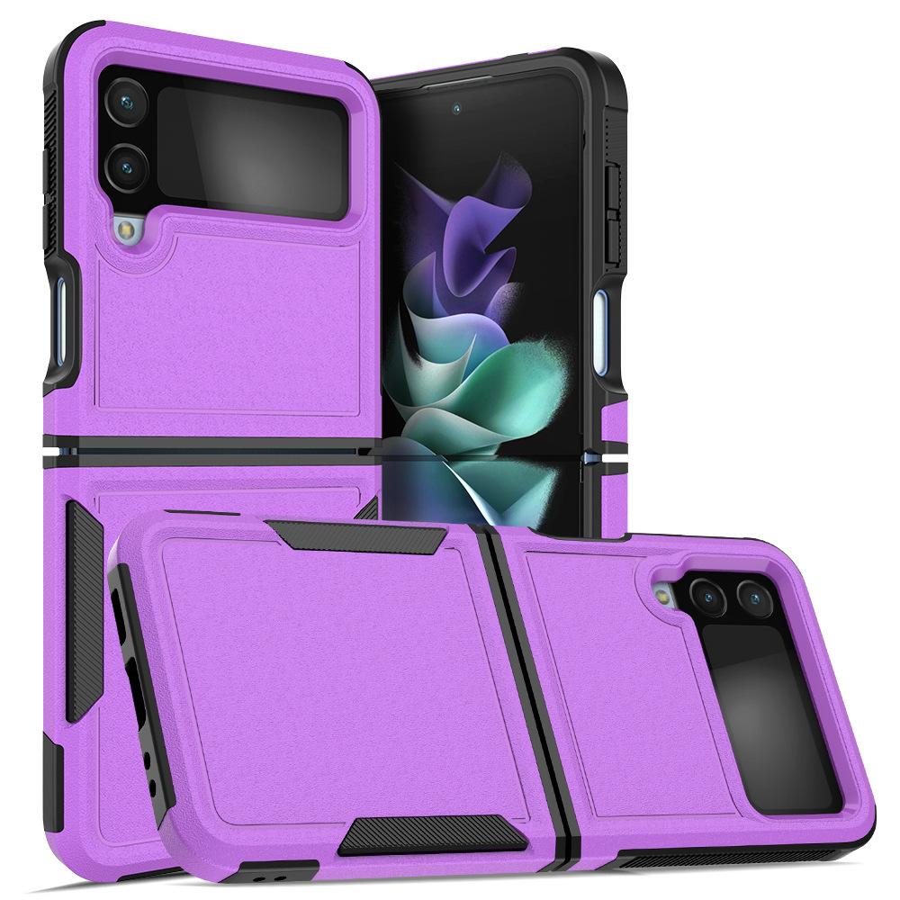 Applicable To Samsung Sam Z Flip7 Folding Screen Mobile Phone Case Set Sail Matte Anti-drop PC + TPU Protective Case