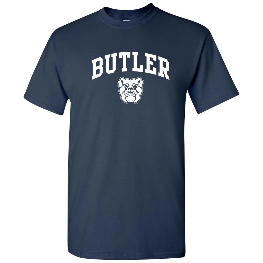 Butler Bulldogs Arch Logo - NCAA Sport Team Short Sleeve Adult T-Shirt