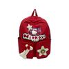 New Versatile Elementary School Backpack Women's Red Cute Cat Soft Girl Student Backpack Niche Star School Bag