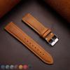 Correa de Reloj de Cuero Genuino de Vaca 18 mm 20 mm 22 mm 24 mm Correa Retro Hecha a Mano con Hebillas Metálicas para Hombres Mujeres Correa de Liberación Rápida