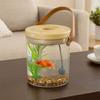 Transparent Oxygen Filled Fish Tank PC Plastic Handheld Fish Tank Ecological Fish Tank  Home Decor