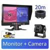 GreenYi AHD Recording DVR 7 Inch Car Monitor with 1920*1080P Vehicle Rear View Camera for Truck Bus Support SD Card