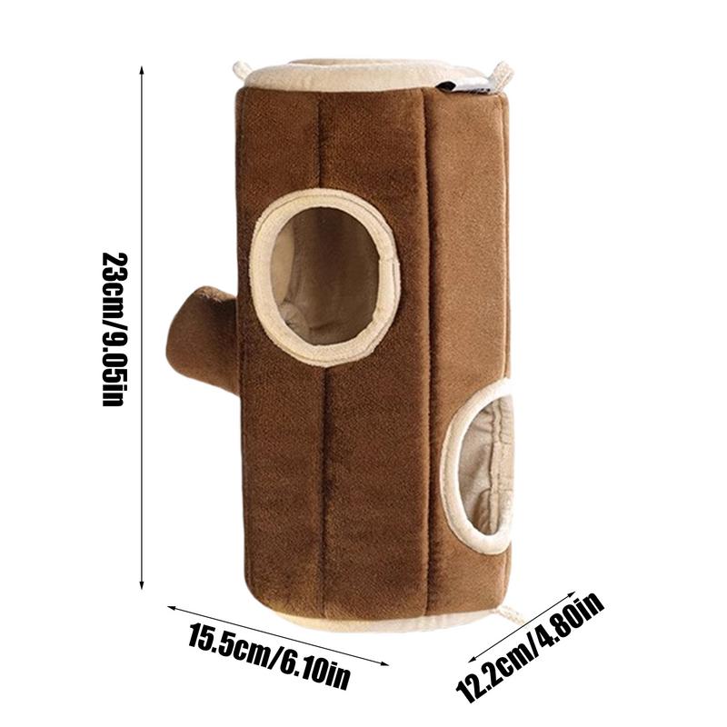 Hammock Warm Bed Small Animal Tube Cage House Small Animal Tube Cage House Hamster Warm Bed Guinea Tunnel House Double Sided