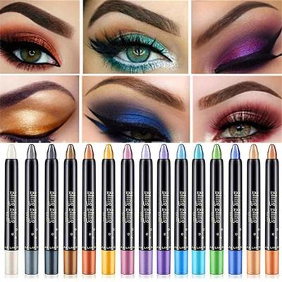 Natural Long Lasting Pearl EyeShadow Eyeliner Shimmer Stick Silkworm Pen Women Beauty Makeup Tool Cosmetic Highlight Pencil