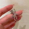 Simple Hollow Sling Bow Ear Clip For Women Sweet Cool Fairy Simple Style Exquisite Ear Bone Earrings Gift